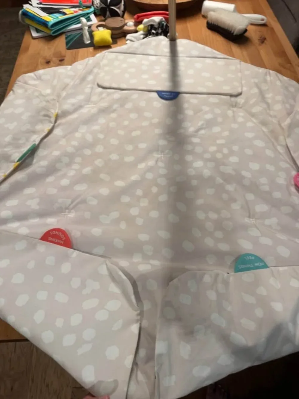 LOVEVERY Activity Gym & Play Mat - Missing Canopy + Some Toys - Picture 1 of 10
